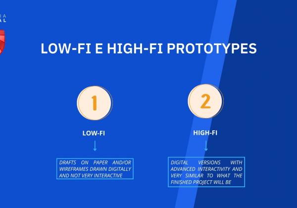 Low-fi e high-fi prototypes